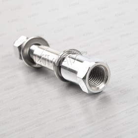 chrome mirror adapter compatible with Harley Davidson to use 10MM motorcycle mirror