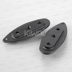 mirror adapter black aluminum compatible with Yamaha T-MAX 500 2001-2011