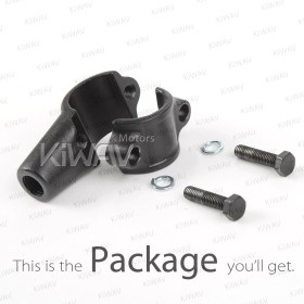 Mirror mount clamp on type 10mm black