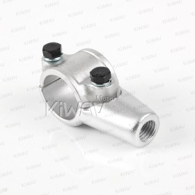 Mirror mount clamp on type 10mm silver