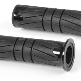 TPR rubber grips Wheel black for 7/8 Inch handlebar with thumb throttle