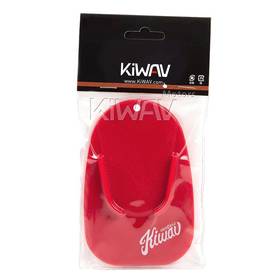 Red motorcycle kickstand pad support puck