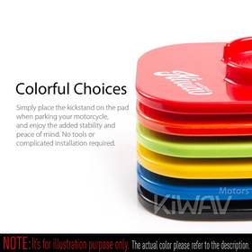 Yellow Motorcycle Kickstand Pad Support Puck