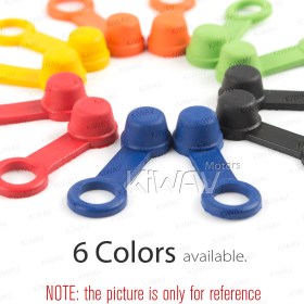 brake caliper bleeder rubber cap blue