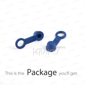 brake caliper bleeder rubber cap blue