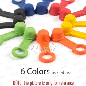 brake caliper bleeder rubber cap orange