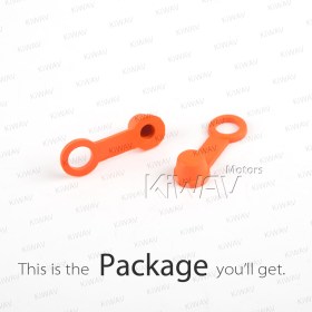 brake caliper bleeder rubber cap orange