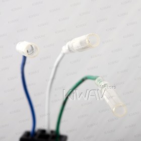 Headlight H4 conversion male adapter plug