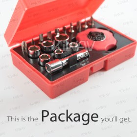 Finger ratchet tool set