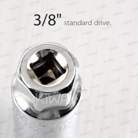 Universal socket for 9-21mm head of fasteners