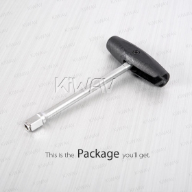 回転式グリップ付きドライバー　黒　3/8"ソケット / 1/4"ビットに対応