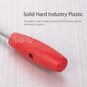 3/8 inch square drive with magnetic 1/4 hex bit handle red
