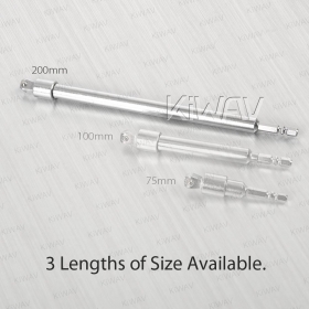 1/4"電動ドリル用3/8"ソケットアダプター　200mm二段首振りエクステンションバー付き
