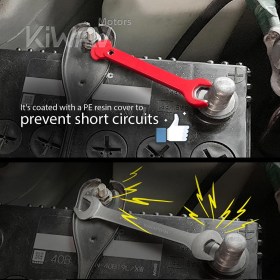10mm battery terminal insulated wrench red