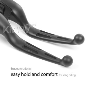 hydraulic brake and cable clutch levers 3 slotted cut black for Harley Davidson 2021-2025 Touring & Trike models