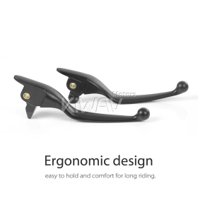 brake & clutch levers black compatible with harley davidson '17-'20 Touring and '19-'20 Trike