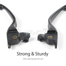 brake & clutch levers black compatible with harley davidson '17-'20 Touring and '19-'20 Trike