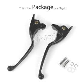brake & clutch levers black compatible with harley davidson '17-'20 Touring and '19-'20 Trike