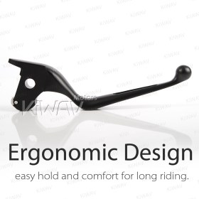 brake & clutch levers black compatible with Harley Davidson '14-'16 Touring models SLOTTED CUT TYPE A