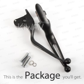 brake & clutch levers black compatible with Harley Davidson '14-'16 Touring models SLOTTED CUT TYPE A