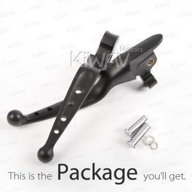 brake & clutch levers black compatible with Harley Davidson '14-'16 Touring models EDGE CUT TYPE B