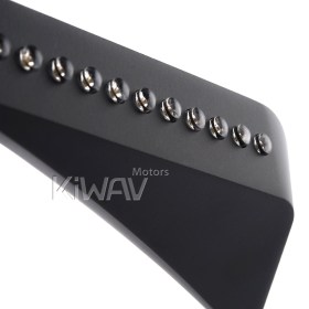Axe black LED mirrors compatible with Harley-Davidson