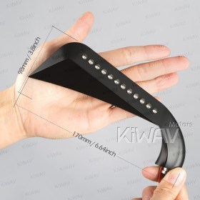 AXE black LED mirrors compatible with Harley Davidson (convex ver.)