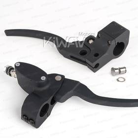 Hydraulic brake & cable clutch hand control black