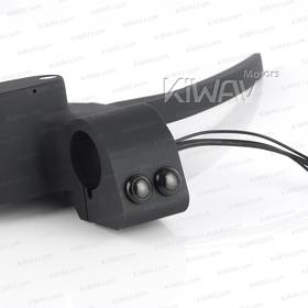 Hydraulic clutch & brake hand control black