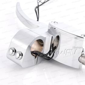 Hydraulic clutch & brake hand control chrome