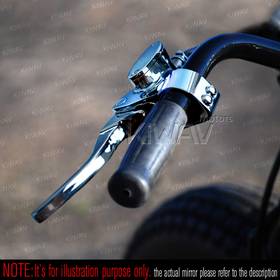 Hydraulic clutch & brake hand control chrome