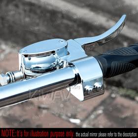 Hydraulic clutch & brake hand control chrome