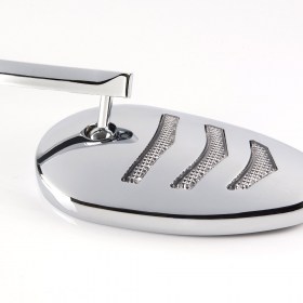 Arrow chrome LED mirrors compatible with Harley Davidson running light+indicator