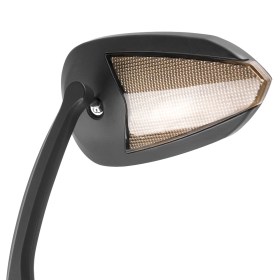 Flash black LED mirrors compatible with Harley Davidson running light+indicator