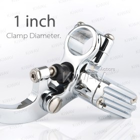 Vintage hand control chrome for 1 inch bar