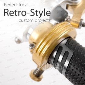 Vintage single cable throttle housing gold