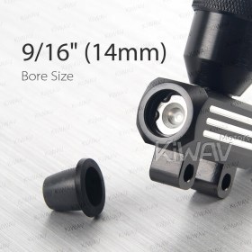 リアブレーキマスターシリンダー　黒　ボアサイズ9/16"（14ｍｍ）に適合