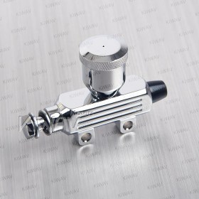Custom rear brake master cylinder 9/16 inch chrome