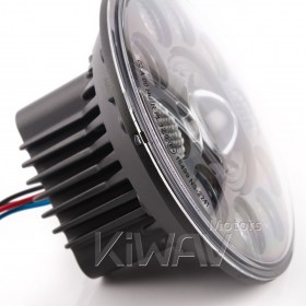 LED headlight 7 inch H6024 black reflector for car