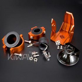 NS-41　フォグランプ　丸い　オレンジ　ECE認証　バイク用