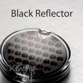 4 inch round LED indicator with black reflector