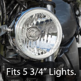 5-3/4 inch ECE LHD headlight lens unit