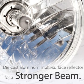 5-3/4 inch ECE LHD headlight lens unit