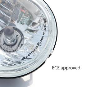 5-3/4 inch ECE LHD with position light headlight lens unit