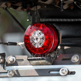 Motorcycle LED round tail light/brake light universal fit