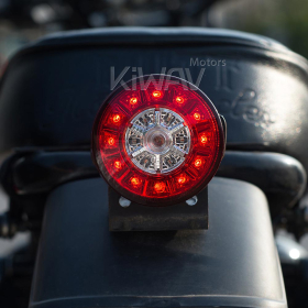 Motorcycle LED round tail light/brake light universal fit