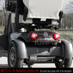 Motorcycle LED round tail light/brake light universal fit