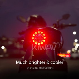 Motorcycle LED round tail light/brake light universal fit