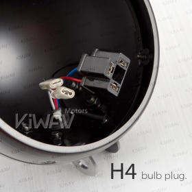5-3/4 inch bottom mount headlight bucket black<br> (ship to US only) 