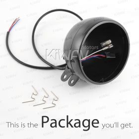 5-3/4 inch bottom mount headlight bucket black<br> (ship to US only) 